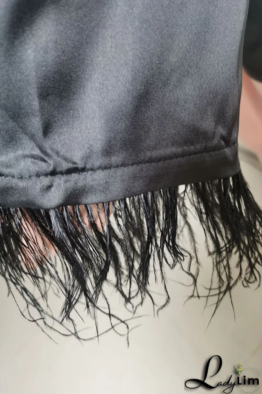 Royal Blue Casual Solid Split Joint Buckle Feathers Turndown Collar Long Sleeve Two Pieces