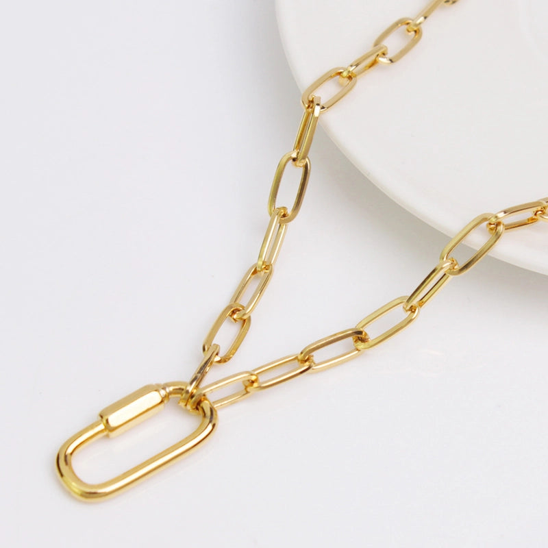 1 Piece Titanium Steel 40+5cm Jewelry Accessories