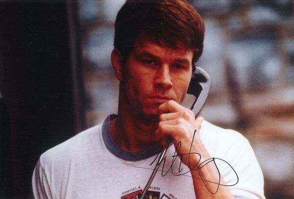 Mark Wahlberg genuine autograph 8x12