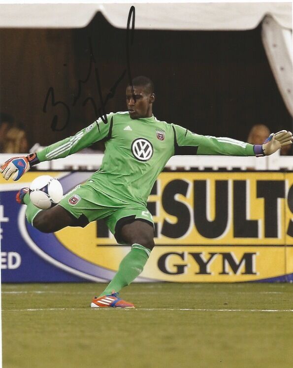 DC United Bill Hamid Autographed Signed 8x10 MLS Photo Poster painting COA C