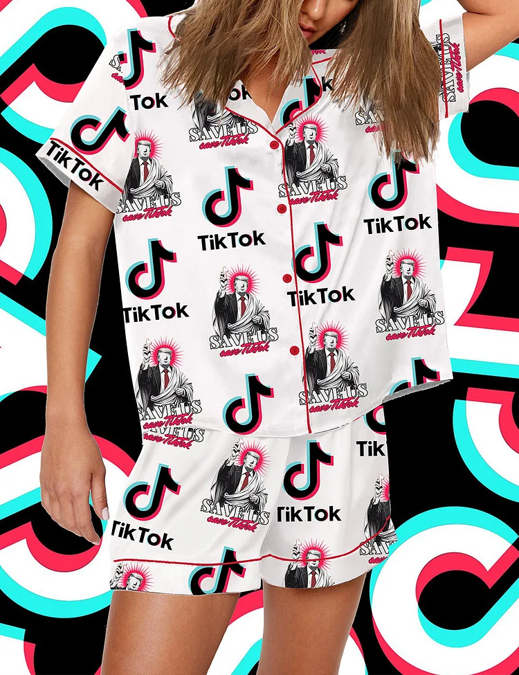 Women's Save US Save Tiktok TP Pajama Set