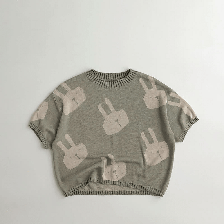 Toddler Bear Bunny Knitted Tee