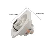 RV Camper Water Fill Inlet with Pressure Regulator for Caravan RV (White)