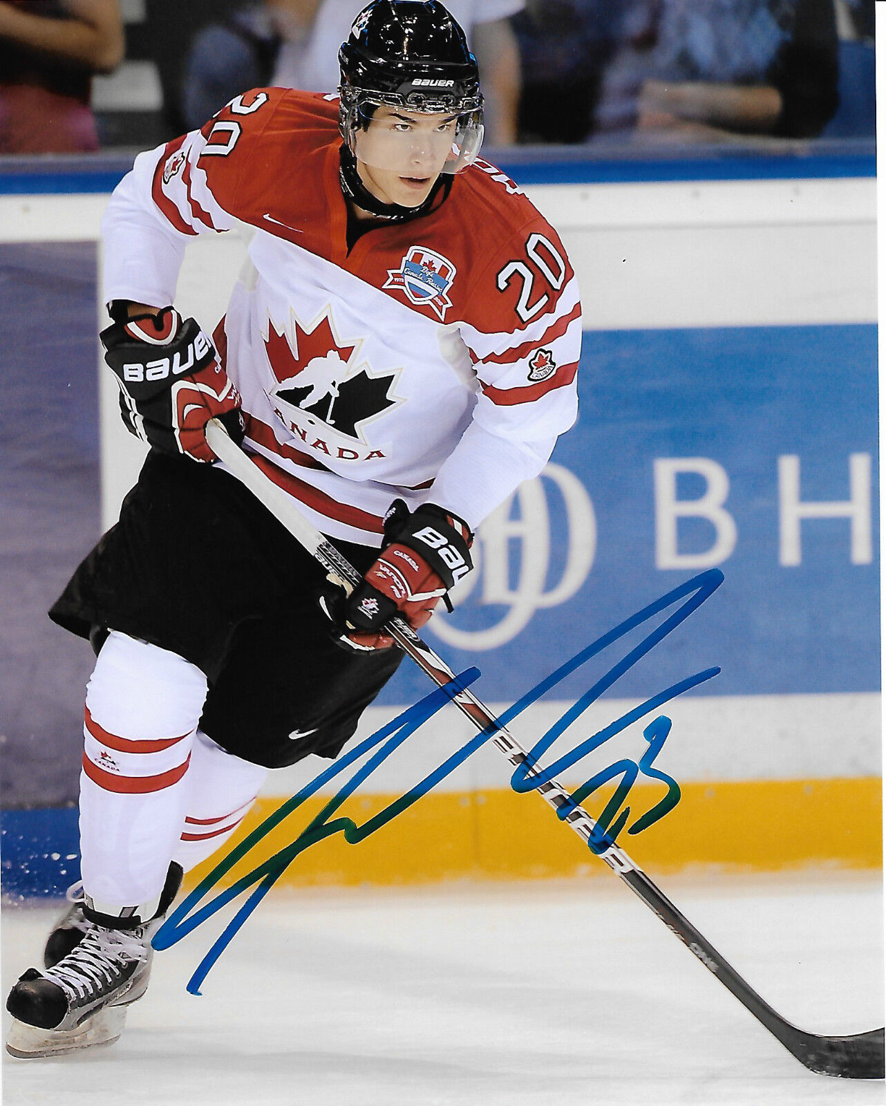 Team Canada Sean Monahan Signed Autographed 8x10 Photo Poster painting COA N