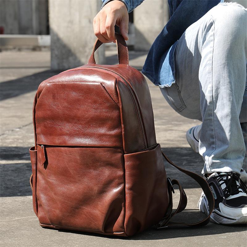 Simple Style Vintage Outdoor Casual Fashion Durable Business Backpack