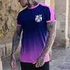 Men's Gradient Sports T-shirt by Inlyline