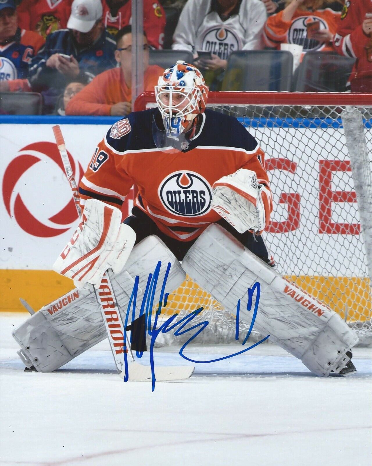 Mikko Koskinen Signed 8x10 Photo Poster painting Edmonton Oilers Autographed COA C