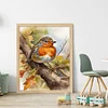 (US Only)Robin Printed Cross Stitch Kit 40x50cm DIY 11CT Embroidery Craft Set Home Decor