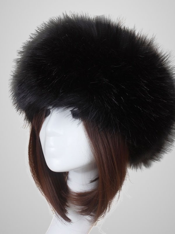 Winter Warm Solid Color Fluffy Hat