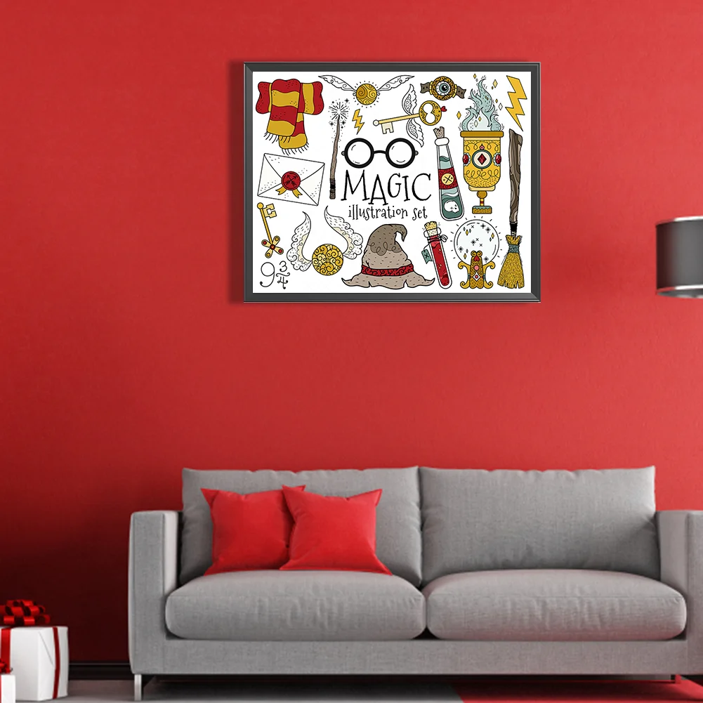 Diamond Painting - Full Round Drill - Harry Potter Gadget(Canvas|50*40cm)