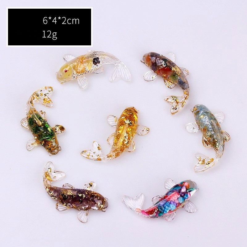 Minimalist Fish Synthetic Resin Ornaments Artificial Decorations