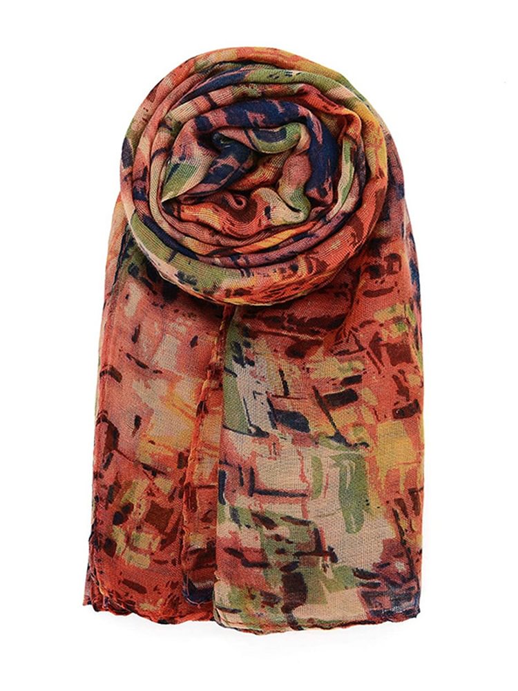 Comstylish Colorful Abstract Pattern Breathable Headkerchief