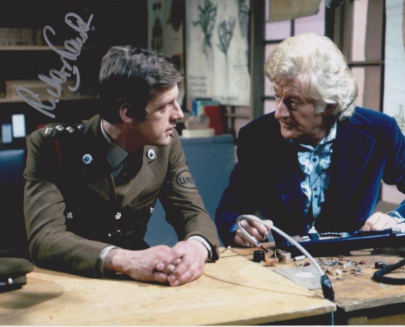 Richard Franklin Signed Photo Poster painting - DOCTOR WHO - THE CLAWS OF AXOS - RARE!! G608