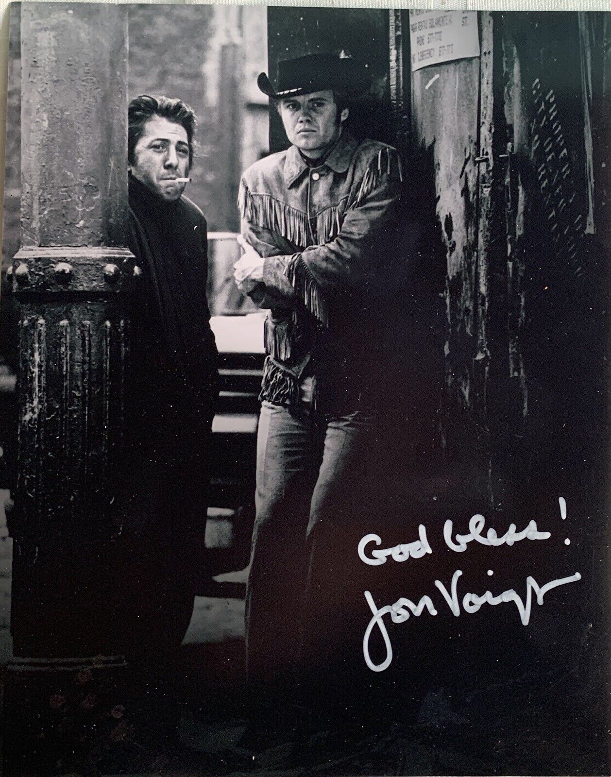 jon voight signed 8x10 Photo Poster painting Pic Auto Midnight Cowboy