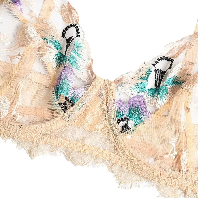 Churchf Sex Lingerie Sexy Lace Embroidered Lingerie Set Now