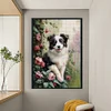(Multi-Style) Flowers Dog-11CT Counted Cross Stitch 40*50cm/40*60cm