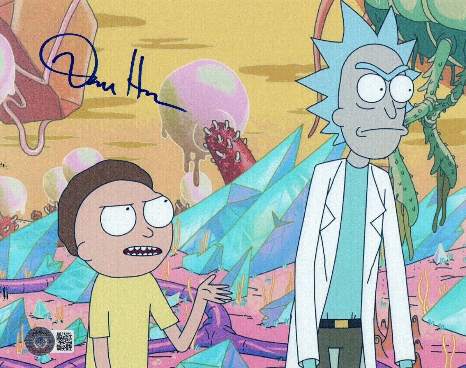 Dan Harmon Signed Autographed 8x10 Photo Poster painting Rick and Morty Creator Beckett BAS COA