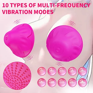 Remote Control 10 Vibration Nipple Massagers