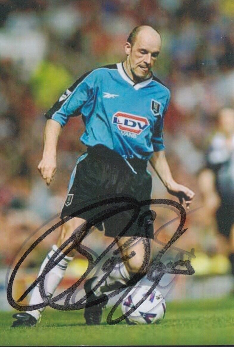 STEVE STONE HAND SIGNED 6X4 Photo Poster painting ASTON VILLA FOOTBALL AUTOGRAPH 1