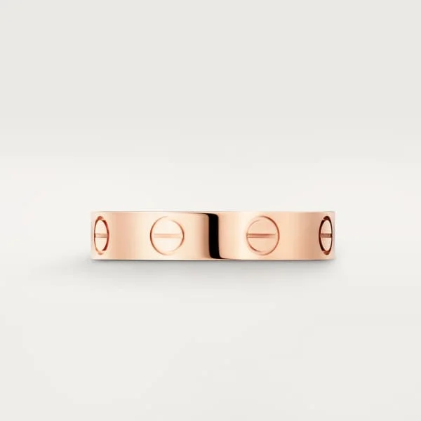 Love wedding band Rose gold