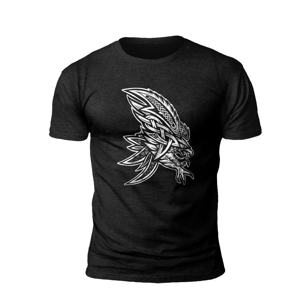 Flight of the Valkyrie: The Norse Bird of Prey T-shirt