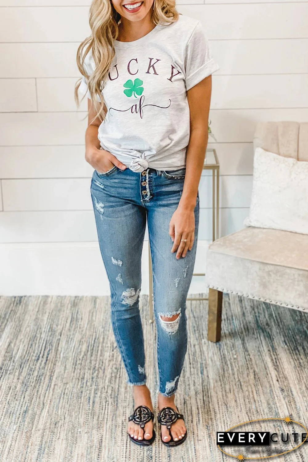 Lucky AF Graphic Tee