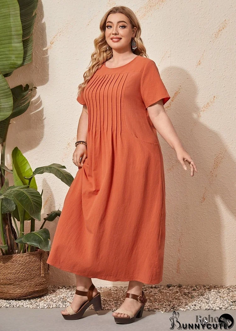 Boho Plus Size Emory Maxi Dress For Women