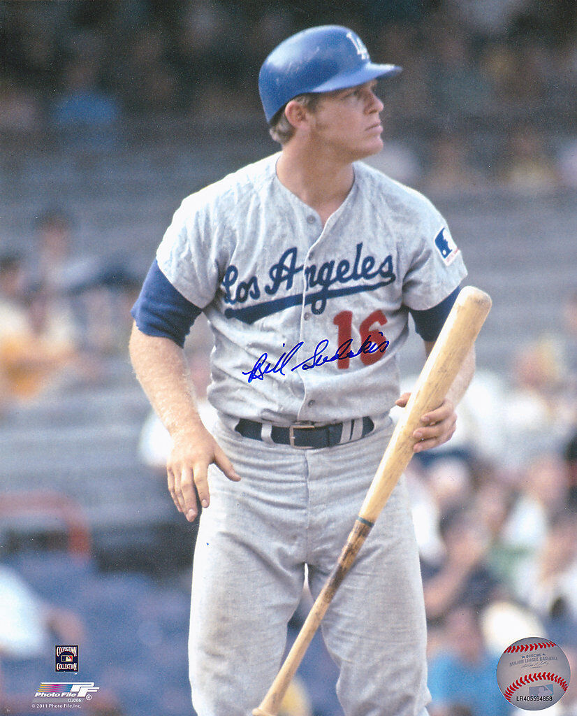 BILL SUDAKIS LOS ANGELES DODGERS ACTION SIGNED 8x10