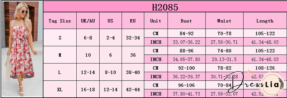 Adjustable Spaghetti Strap Floral Tie Front Sleeveless Maxi Dress