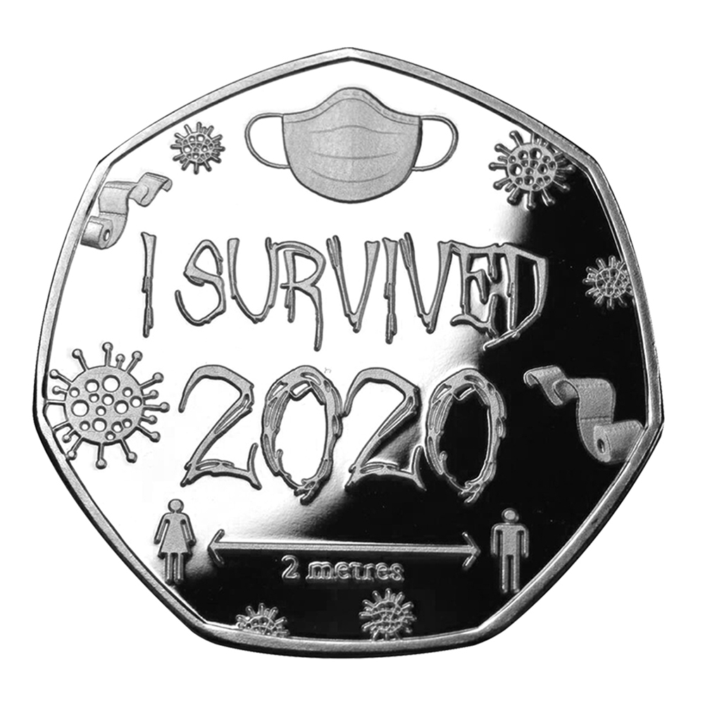 

2020 Commemorative Coin, I Survived 2020 Special Souvenirs Coins (Silver, 501 Original