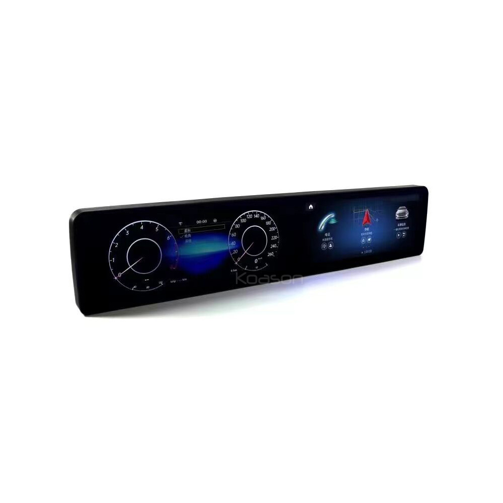KOASON 12.3inch Dual Screen Android Screen For Mercedes Benz S Class W222 Long Display Extend to Dashboard
