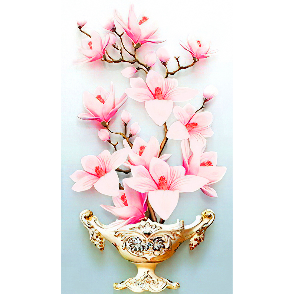 

Magnolia - Round Drill Diamond Painting - 30*50CM, 501 Original