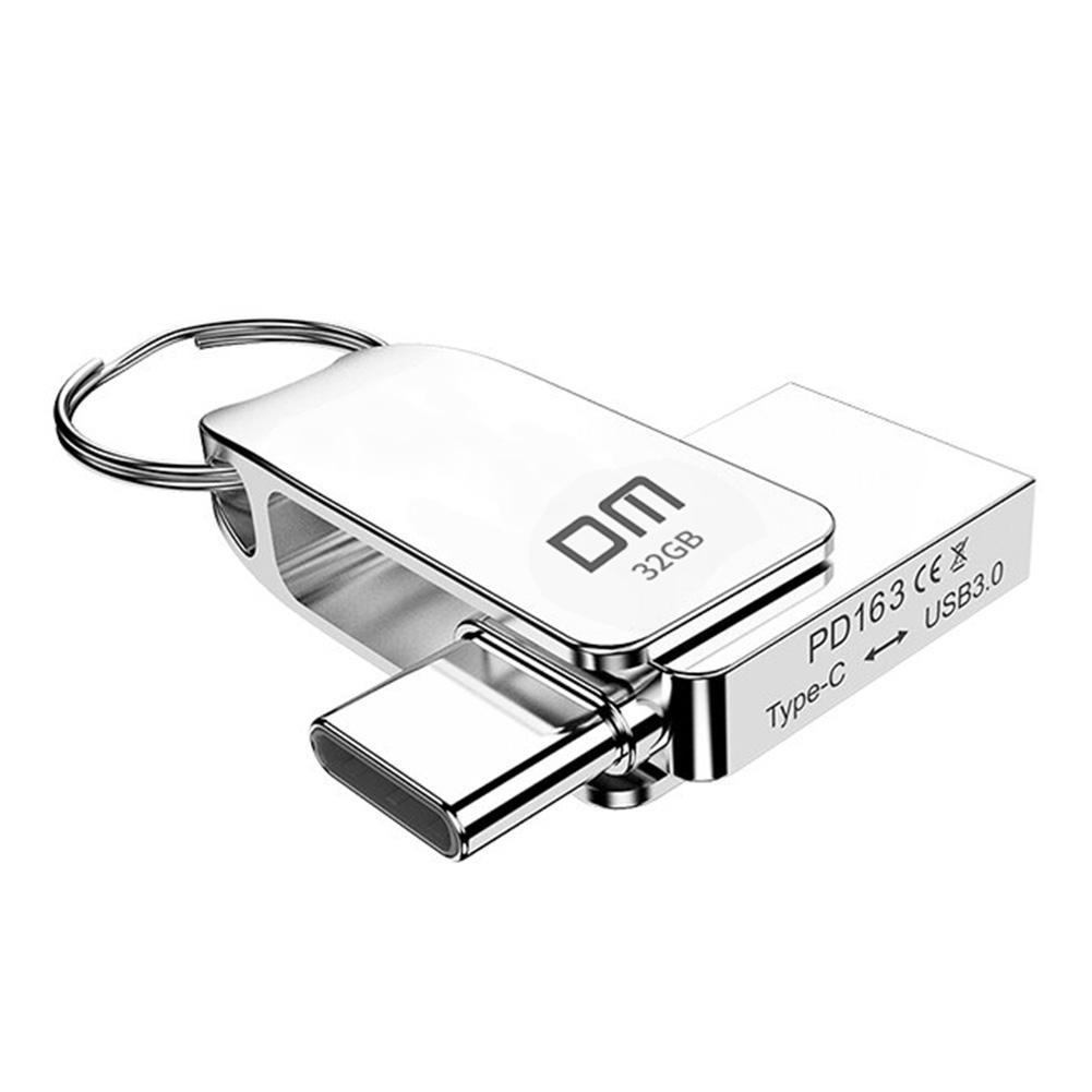 

DM PD163 USB Flash Drive 32GB 64GB OTG Metal USB 3.0+ Type C Pendrive Stick, 501 Original