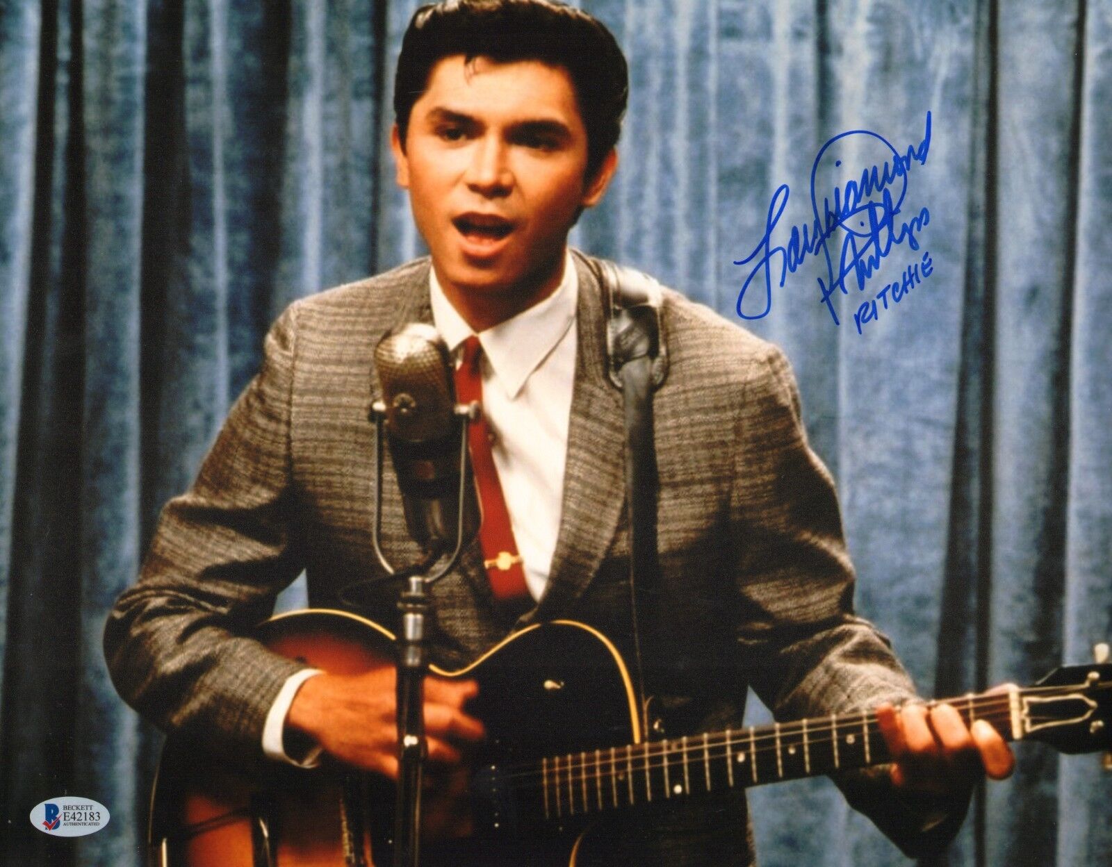 Lou Diamond Phillips Signed La Bamba 11x14 Photo Poster painting BAS Beckett COA Ritchie Valens