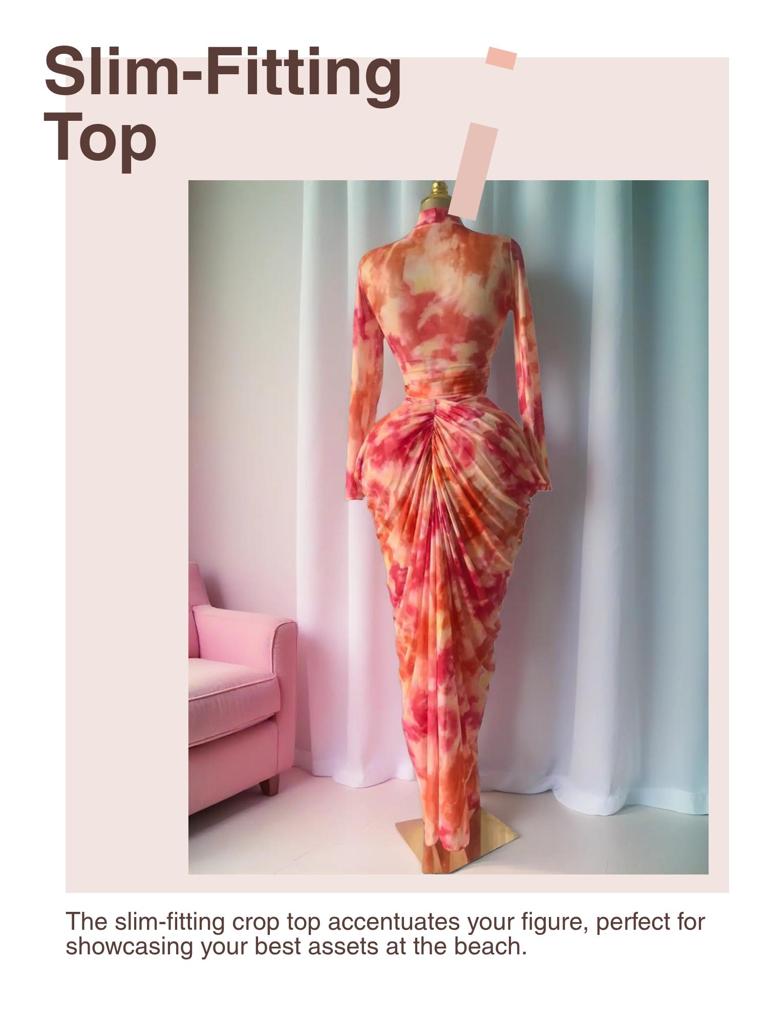 PULKRITU Elegant Women's Tie Dye Printed Two Piece Set Outfits, Wrap Crop Top + Ruched Maxi Skirt , Casual Beach Resort Birthday, Vacation Street Lady Two-Piece Set,Female Fashion 2 Piece Co-ord Set PULKRITU Elegant Women's Tie Dye Printed Two Piece Set Outfits, Wrap Crop Top + Ruched Maxi Skirt , Casual Beach Resort Birthday, Vacation Street Lady Two-Piece Set,Female Fashion 2 Piece Co-ord Set