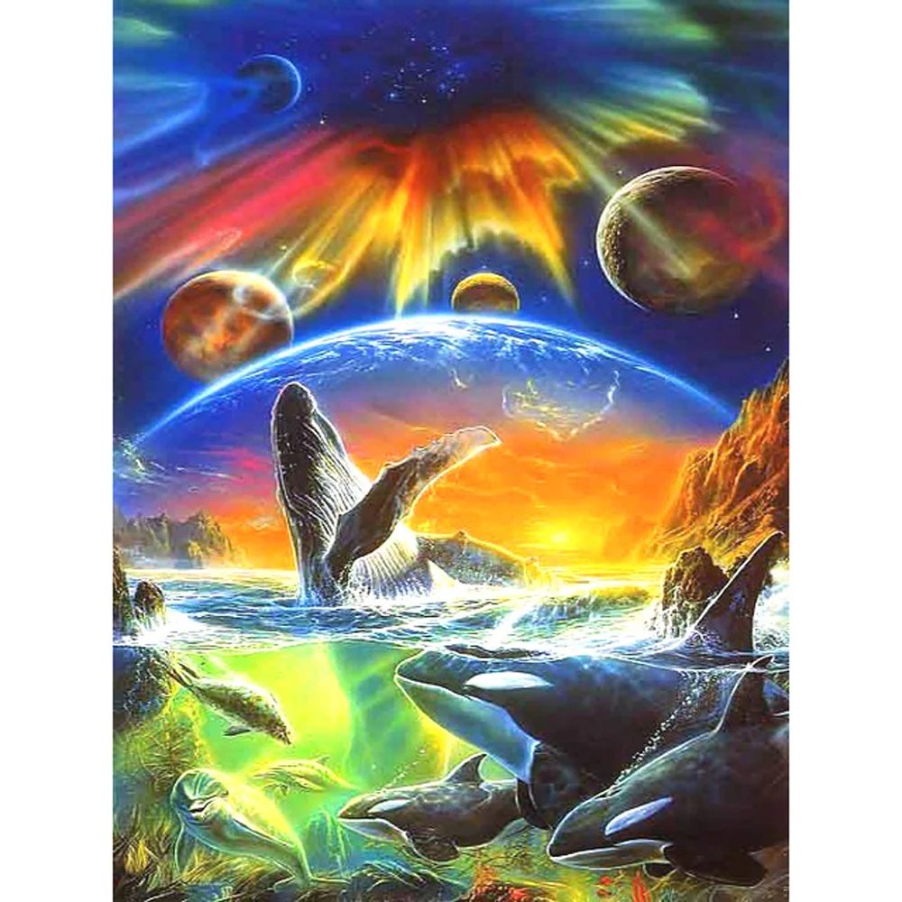 Diamond Painting - Full Round/Square Drill - Undersea Wolrd(30*40 - 50*60cm)