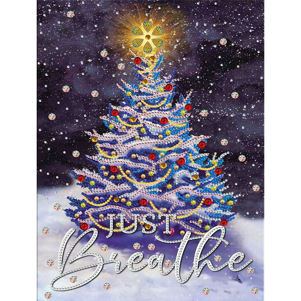 

Christmas Tree - Special Shaped Diamond Painting - 30*40CM, 501 Original