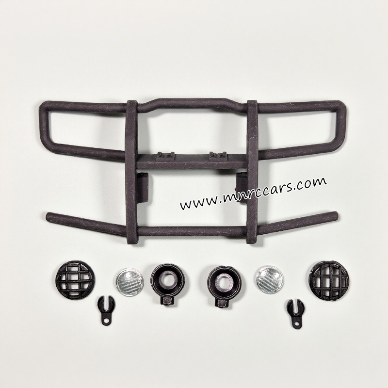 MN Model MN82 RC Truck Upgrade Parts Bumper Resin, Without Light Assembly