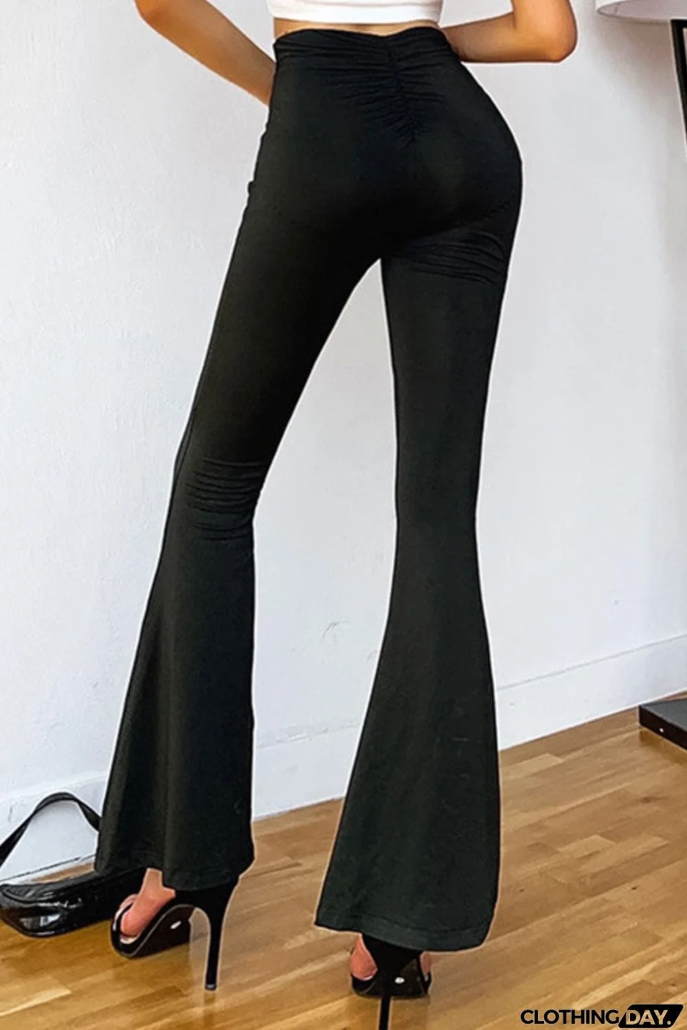 High Rise Flared Pants
