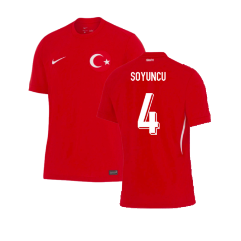 Türkei Caglar Soyuncu 4 Away Trikot EM 2024
