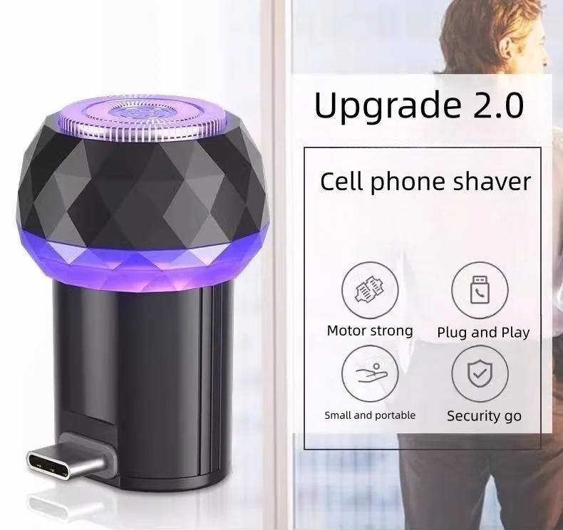 Travel mini electric mobile phone shaver