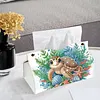 (25cm)Sea Turtle PU DIY Diamond Painting Tissue Box for Beginners Adults Home
