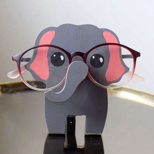 Elephant Glasses Stand, Gift For Mother