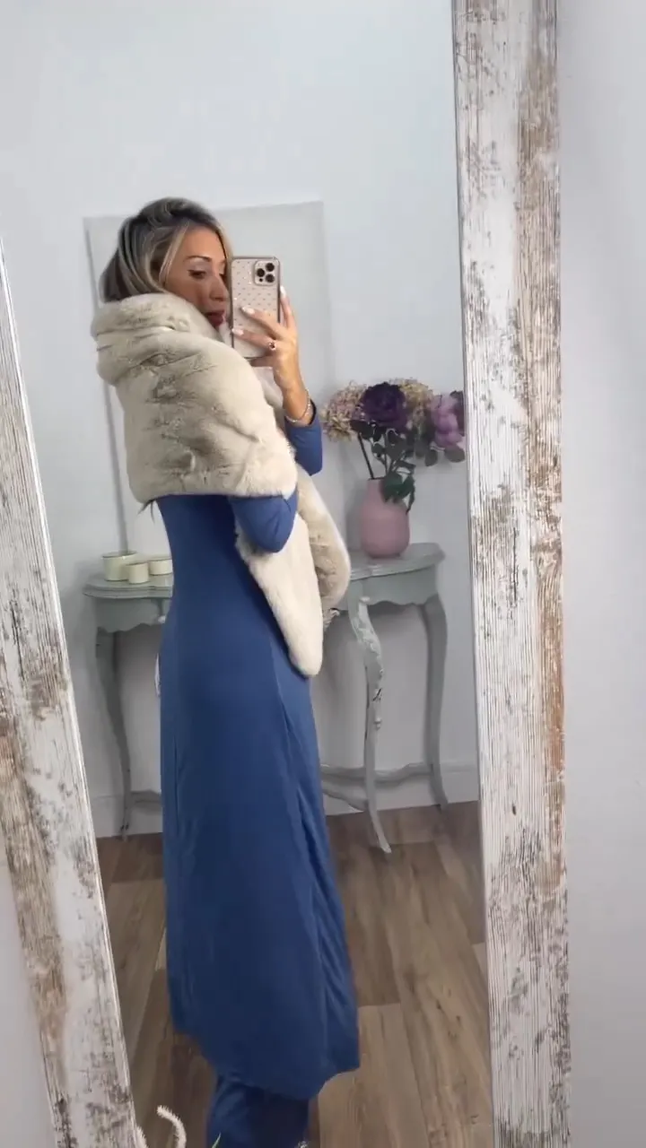 Long Sleeve Cropped Top and Loose Trousers Suit