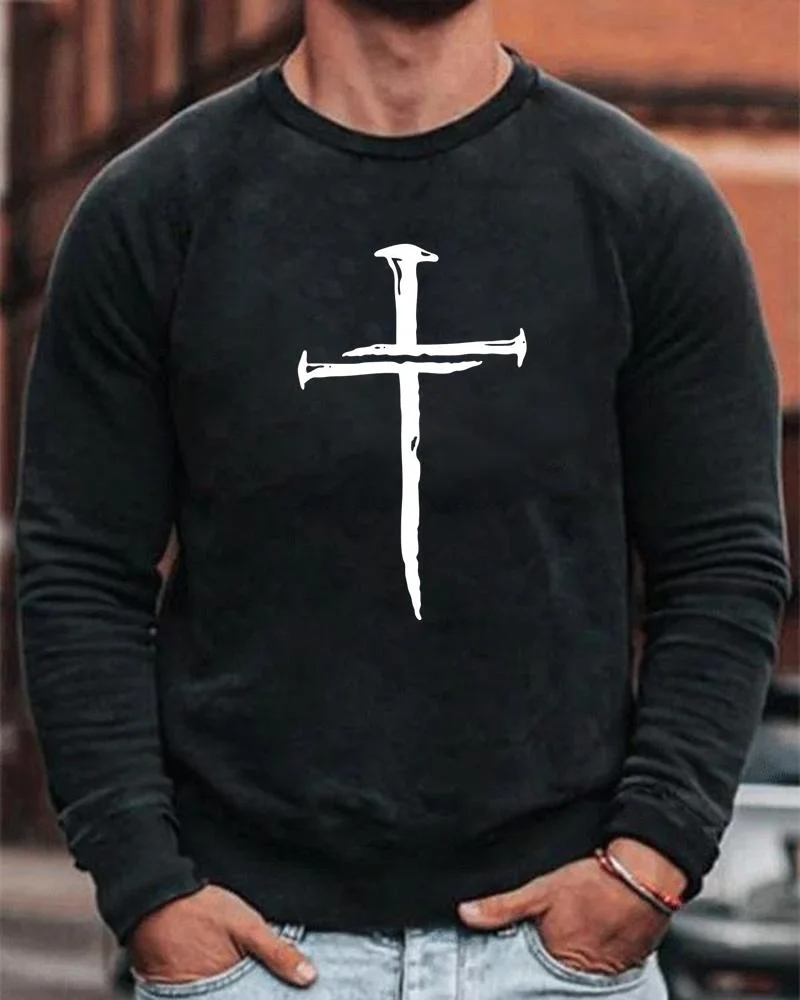 Men's Fashion Long Sleeved Creative printed sweatshirt07