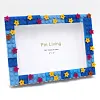Starry Sky DIY Building Block Photo Frame Kit,Creative Handmade Assembled Photo Frame Handmade Craft Gift Home Tabletop Display Decor