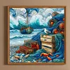 Diamond Painting -DIY Round Drill Beach(40x40cm)