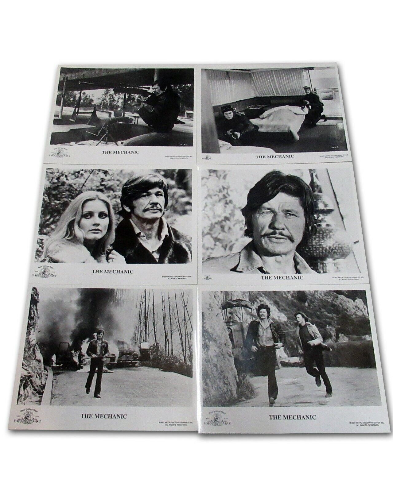 The Mechanic movie press kit Photo Poster paintings Charles Bronson Jan-Michael Vincent