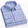 New style cotton anti-wrinkle casual stand collar long sleeve shirt