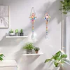 2pcs Flower Cross Diamond Painting Double-sided Crystal Window Suncatcher Craft Set Birthday Gifts Home Garden Decor Hanging Kit